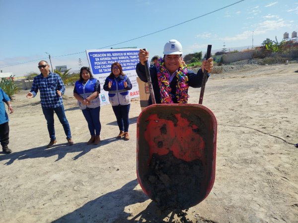 PROMESA CUMPLIDA: REALIZAN PRIMERA PIEDRA E INICIO DE OBRA DE MOVILIDAD URBANA EN PESCHAY