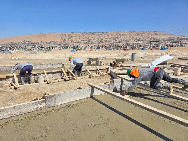 CEMENTERIO MUNICIPAL PRÓXIMO A LA ENTREGA DE OBRA DE MEJORAMIENTO