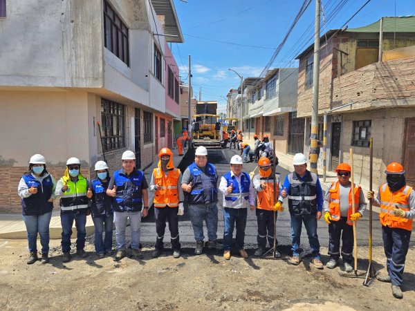 OBRAS VIALES EN AMPLIACIÓN BOLOGNESI EN SU ETAPA FINAL