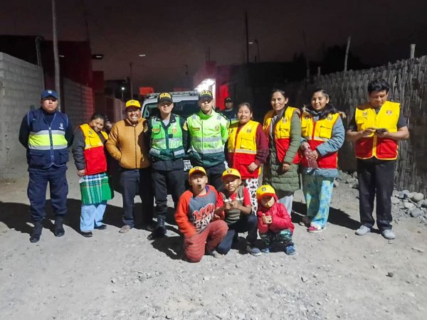 SEGURIDAD CIUDADANA, PNP Y JUNTAS VECINALES FORTALECEN LA PREVENCIÓN EN POCOLLAY
