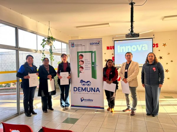 DEMUNA Y CEM FORTALECEN LA PREVENCIÓN DE LA VIOLENCIA ESCOLAR